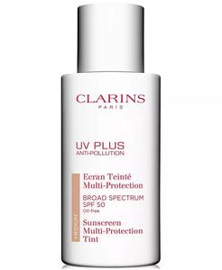Солнцезащитный крем для лица UV Plus с защитой от загрязнений SPF 50 Clarins, цвет Deep