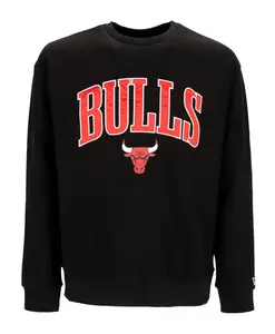 Легкая толстовка с круглым вырезом Chicago Bulls New Era, черный