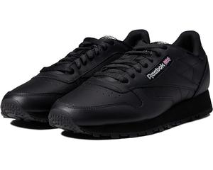 Кроссовки Reebok Lifestyle Classic Leather, цвет Black/Pure Grey 2