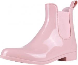 Женские резиновые водонепроницаемые короткие ботинки до щиколотки, мужские уличные рабочие дождевые сапоги Generic, Sequins-Pnnrk 2