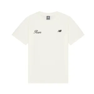 New Balance Футболка мужская цвета слоновой кости Ivory White