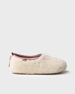 Женские домашние тапочки закрытые из овчины Toni Pons, белый