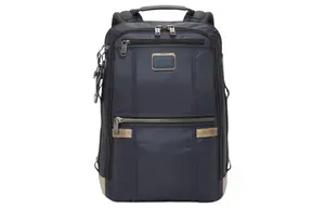 Tumi Нейлоновый рюкзак, средний размер, мужской, темно-синий с хаки