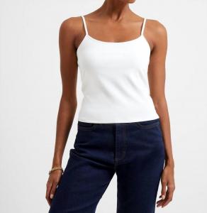 Топ Roy Cami в летнем белом цвете French Connection