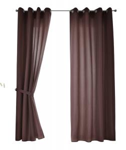 Штора Gardinenbox, 140x245 см, коричневый