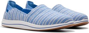 Лоферы Clarks Breeze Step II, цвет Denim Blue Textile
