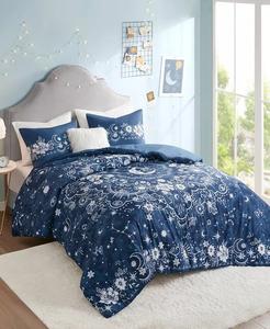Стелла Небесный Медальон 3 шт. Комплект одеял, Twin/Twin XL Intelligent Design, синий