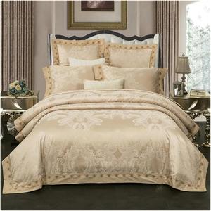 KYTGFH Комплект постельного белья белый сатиновый хлопковый жаккардовый вышитый