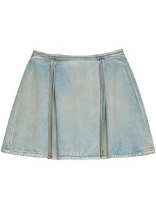 Юбка из денима MSGM, синий
