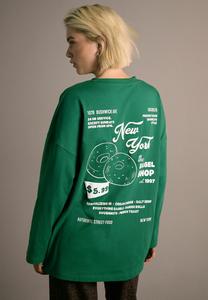 Топ Next NEW YORK BAGEL CREW NECK LONG SLEEVE, Green