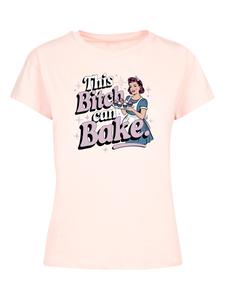 Футболка F4NT4STIC Vintage Pin Up B├дckerin "This Bitch Can Bake", Pink