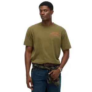 Футболка с коротким рукавом Superdry Neo Trad Tattoo Loose Fit, зеленый