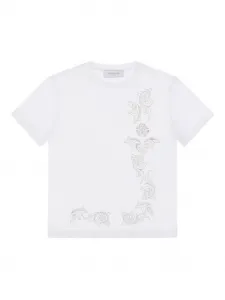 Футболка с графическим принтом Roberto Cavalli, белый