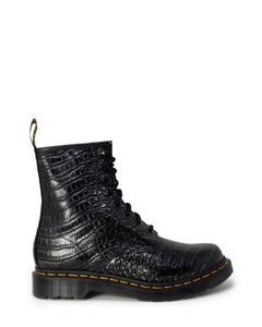 Ботинки Dr. Martens с узором, черный
