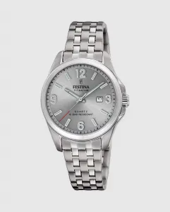 F20697/2 Женские часы из титановой серой стали Festina, серый