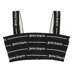 Топ Palm Angels Classic Logo Tape Top 'Black/Off White', черный