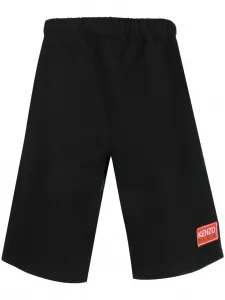 Шорты с нашивкой-логотипом KENZO, черный