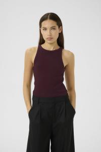 Топ Gestuz DREW LOGO TANK, Aronia/Dark Red
