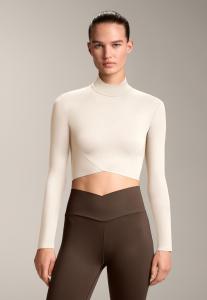 Топ OYSHO PERFECT-ADAPT LONG-SLEEVE, White