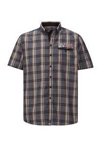 Рубашка с коротким рукавом ЗЕСАР JAN VANDERSTORM, темно-серый