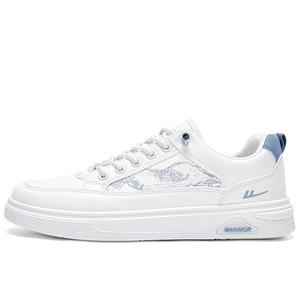 WARRIOR Низкие кроссовки для скейтбординга, мужские, белые, синие