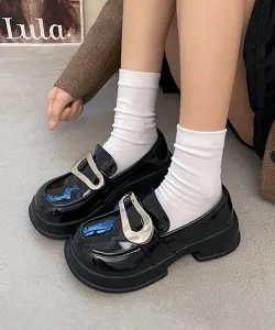 Металлические лоферы на платформе Aimoha - Select -, цвет Black