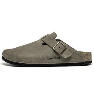 LEAVELAND Закрытые тапочки мужские - хаки, цвет Khaki