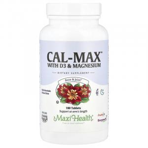 Maxi Health, Cal-Max  с D3 и магнием, 180 таблеток