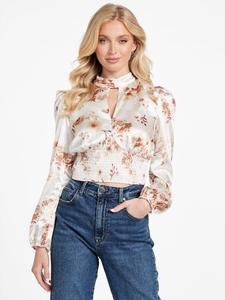 Топ с воротником-стойкой Cabrera Guess Factory, цвет elegance vanilla blush mu