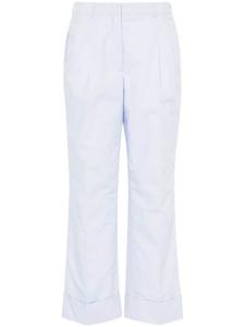 Прямые брюки Willow с завышенной талией Officine Generale, синие