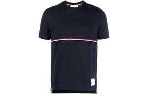 Футболка мужская темно-синяя Thom Browne, темно-синий