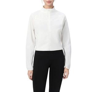 Женская легкая куртка-бомбер на молнии со стойкой и slim fit Anna-Kaci, White
