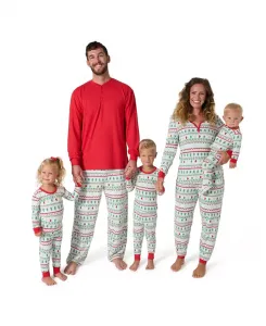 Пижама для мальчиков Holiday Family, нейтральная, комплект из двух предметов Gerber, белый