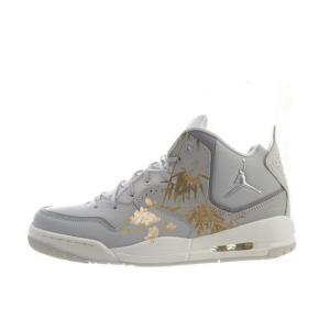 Баскетбольные кроссовки Courtside 23 с нескользящей подошвой, износостойкие, винтажные, серые, мужские Jordan, Gray