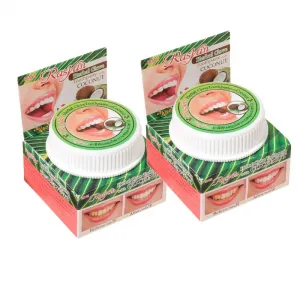 Тайский травяной зубной порошок с ароматом сирени 25 г/коробка Rasyan