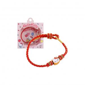 Sanrio Набор Hello Kitty с милыми мультяшными бусинами и подарочной коробкой - разноцветные браслеты из бусин и шнурки