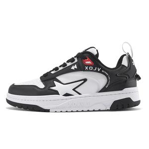 XOJV x Противоскользящие износостойкие низкие кеды для скейтбординга унисекс BIGWASP, черно-белые