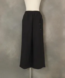 Широкие брюки из льняной смеси Studio Picone, цвет Black (001)