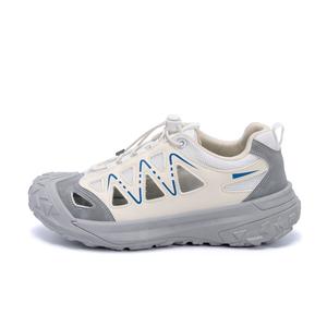 Износостойкие, водонепроницаемые и дышащие, низкие повседневные туфли для мужчин HUANQIU, Beige Gray