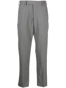 Укороченные брюки строгого кроя Pt Torino, серый