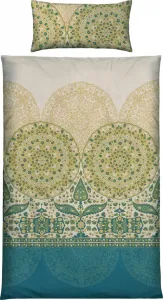 Постельное белье зеленое 1x 155x220 см + 1x 40x80 см REDBEST