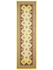 Шелковый платок с графичным принтом Etro, коричневый