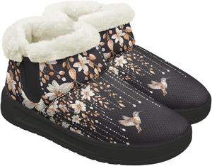 Chririnla Сапожки для женщин зимние утепленные обувь теплые лоферы мокасины зимние платформенные туфли уличные кроссовки 4.5-12