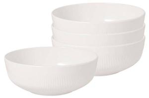 Набор мисок Villeroy & Boch Afina, 4 предмета, 550 мл, белый