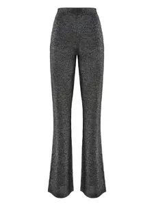 Расклешенные брюки с металлическим эффектом Missoni, серый