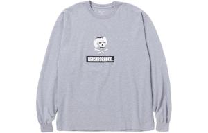 Футболка с длинным рукавом hn 15 NEIGHBORHOOD, серый