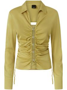 PINKO рубашка со сборками, зеленый