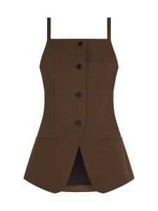 Топ Karl Lagerfeld, коричневый