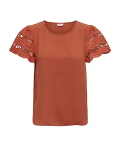 Верхняя футболка Jacqueline De Yong, оранжевый