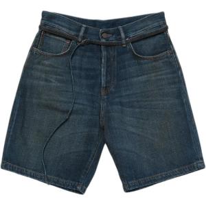 Хлопковые джинсовые шорты Acne Studios, индиго